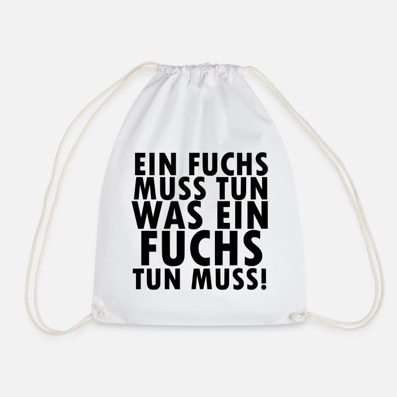 Fuchsi - Turnbeutel - Weiß