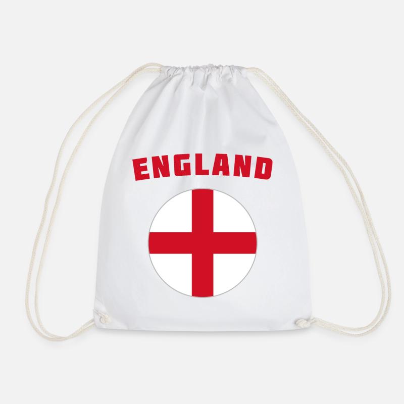 England Flagge Trikot - Turnbeutel - Weiß