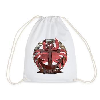 Le crabe de maritim - Sac de sport léger - blanc - Devant