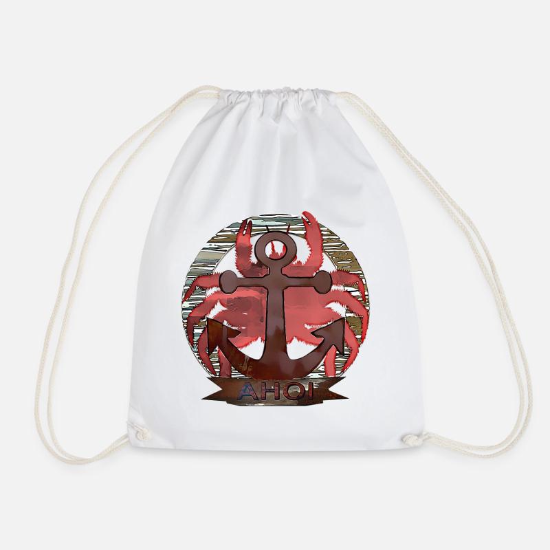 Le crabe de maritim - Sac de sport léger - blanc