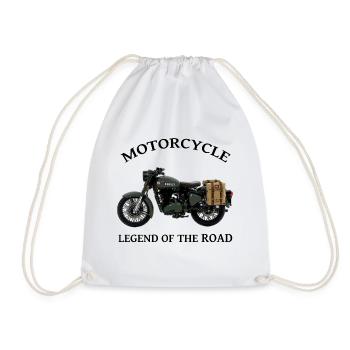 Motorrad ARMEE Kreation Louis RUNEMBERG © Adagp - Turnbeutel - Weiß - Vorne