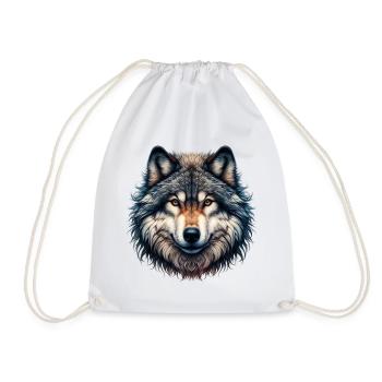 Loup - Sac de sport léger - blanc - Devant