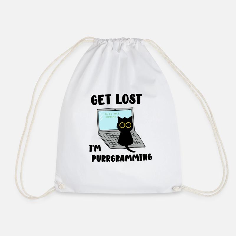 Perds-toi je ronronne - Sac de sport léger - blanc