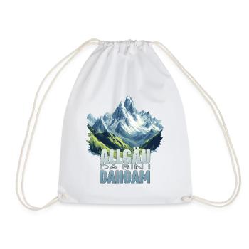 Allgäu - Da bin i Dahoam - Turnbeutel - Weiß - Vorne