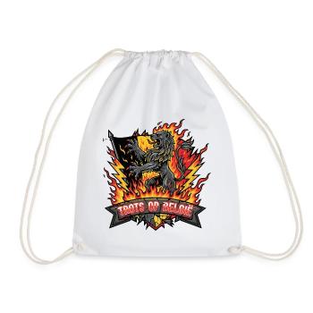 Fier de la Belgique - Sac de sport léger - blanc - Devant