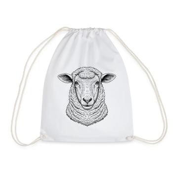 Mouton - Sac de sport léger - blanc - Devant