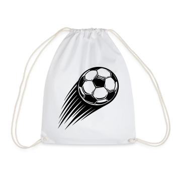 Soccer Ball Icon - Drawstring Bag - white - Front