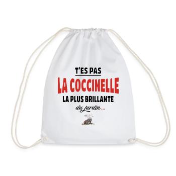 T’es pas la coccinelle la plus brillante du jardin - Sac de sport léger - blanc - Devant