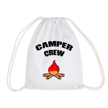 Campfire Flame Romance - Drawstring Bag - white - Front