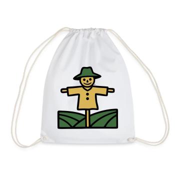 Icône du champ de l’Épouvantail - Sac de sport léger - blanc - Devant