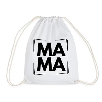 Maman - Sac de sport léger - blanc - Devant