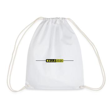 Malle 2026 - Drawstring Bag - white - Front