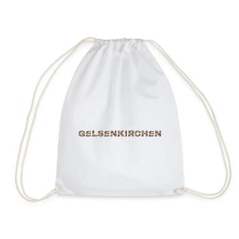 Gelsenkirchen Hund - Turnbeutel - Weiß - Vorne