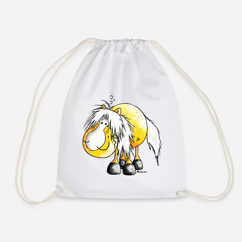 Haflinger - Avelignese - Horse - T-Shirt design - Drawstring Bag - white
