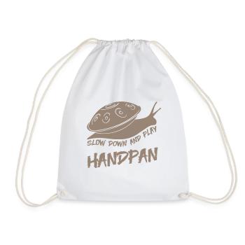 Handpan Hang T-Shirt Musique Sound Snail - Sac de sport léger - blanc - Devant