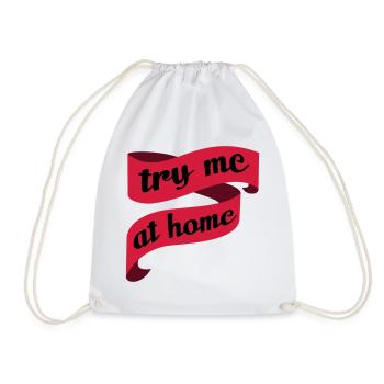 Simple, fiançailles et de mariage - essayez-moi à - Sac de sport léger - blanc - Devant