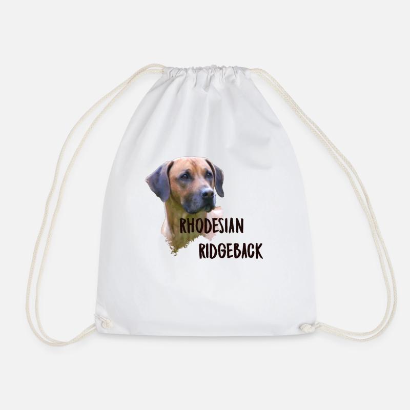 Rhodesian Ridgeback - Turnbeutel - Weiß