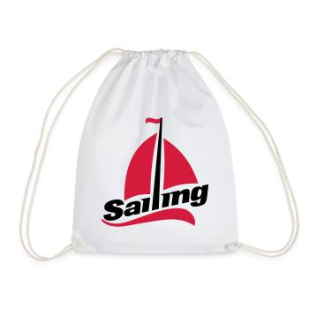 naviguer - Sac de sport léger - blanc - Devant