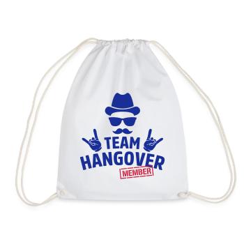 team hangover member hipster - Turnbeutel - Weiß - Vorne