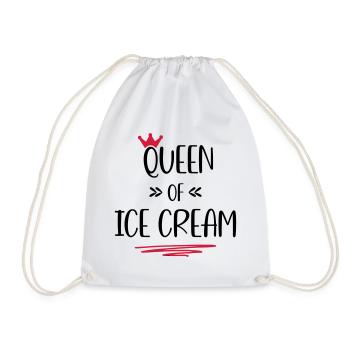 Crème glacée - Sac de sport léger - blanc - Devant