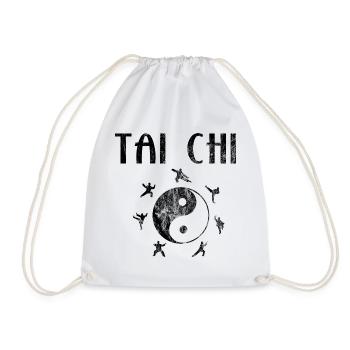 Tai Chi Tai Chi Geschenk Für Fans der Chinesische - Turnbeutel - Weiß - Vorne
