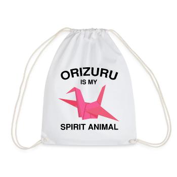 Conception d'origami Kirigami coloré - Sac de sport léger - blanc - Devant