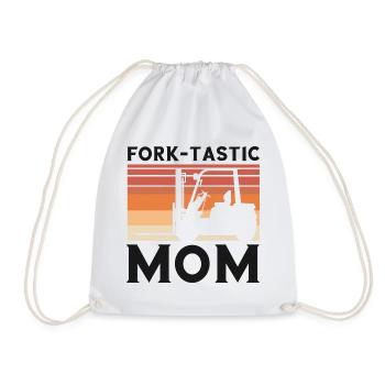 Warehouse drivers and warehouse workers for forklifts - Drawstring Bag - white - Front