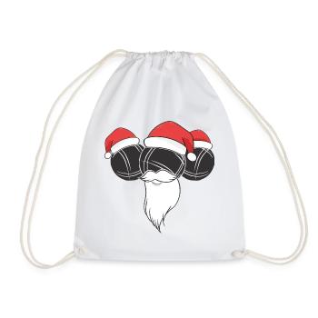 Boule Santa Tenue de pétanque pour Bouler pour boules - Sac de sport léger - blanc - Devant