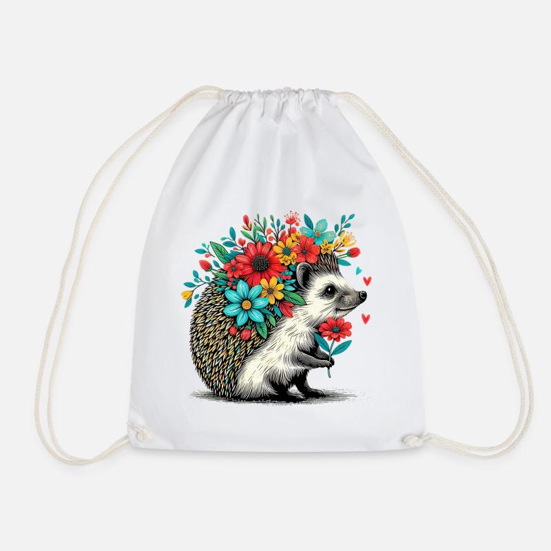 Hérisson - Sac de sport léger - blanc