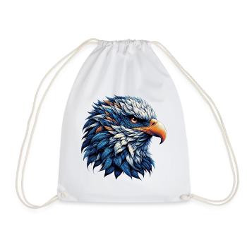 Adler - Turnbeutel - Weiß - Vorne