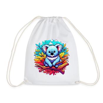 Koala - Turnbeutel - Weiß - Vorne