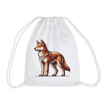 Dingo - Turnbeutel - Weiß - Vorne