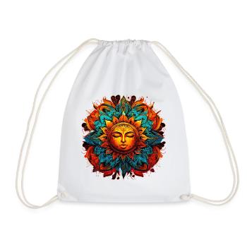 Le soleil Inca - Sac de sport léger - blanc - Devant