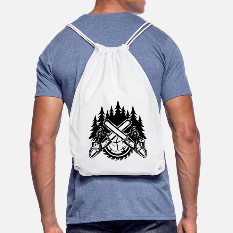 Chainsaws Drawstring Bag