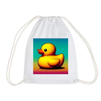Caneton Canard Canard Canard - Sac de sport léger - blanc - Devant