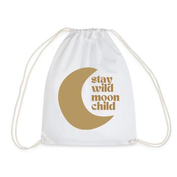 Stay Wild Moon Child - Turnbeutel - Weiß - Vorne