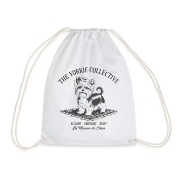 Yorkie Collective Logo Druck - Turnbeutel - Weiß - Vorne