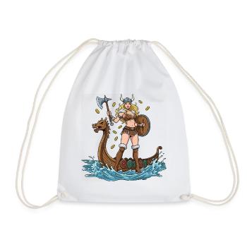 Pin-up des Norway Viking - Sac de sport léger - blanc - Devant