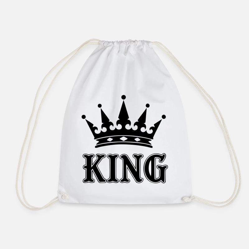 Couronne king - Sac de sport léger - blanc