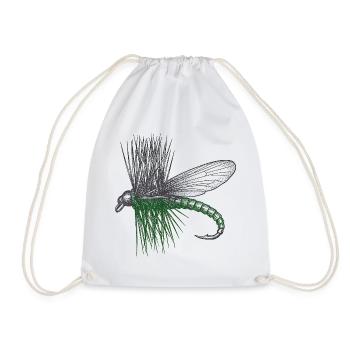 Der Master's Fly - Turnbeutel - Weiß - Vorne