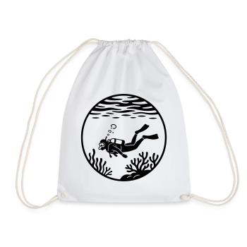 Plongée sous-marine - Sac de sport léger - blanc - Devant