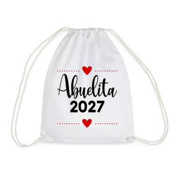 Granny Abuelita 2027, Spanien - Turnbeutel - Weiß - Vorne