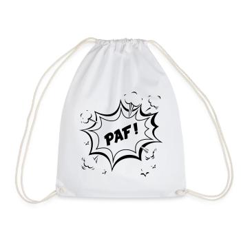 Paf ! - Sac de sport léger - blanc - Devant