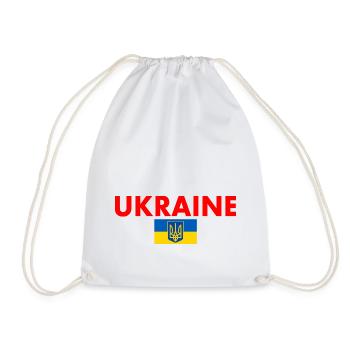Ukraine - Turnbeutel - Weiß - Vorne
