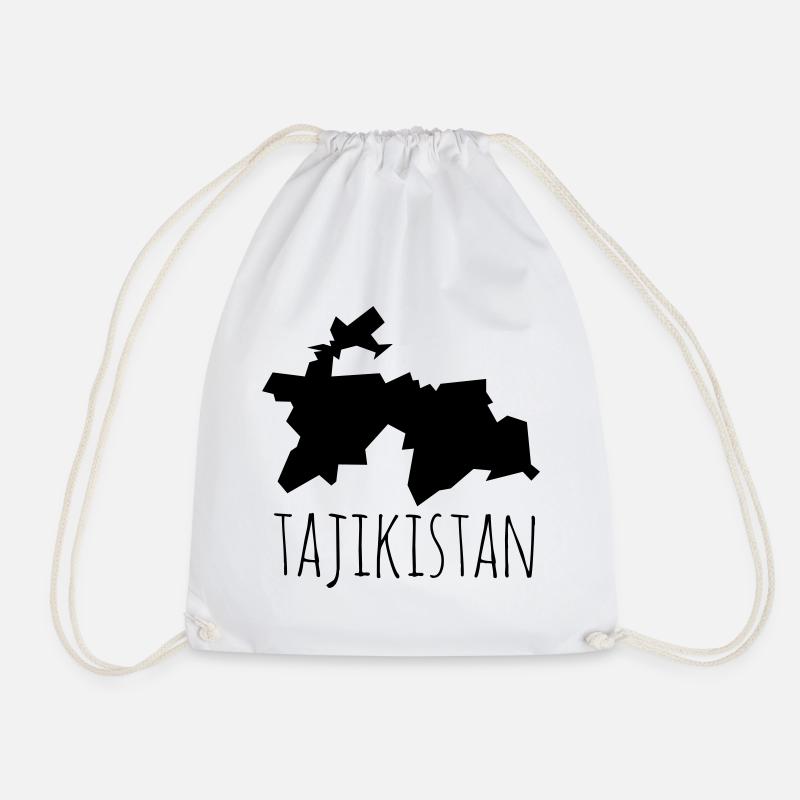 Tajikistan - Turnbeutel - Weiß