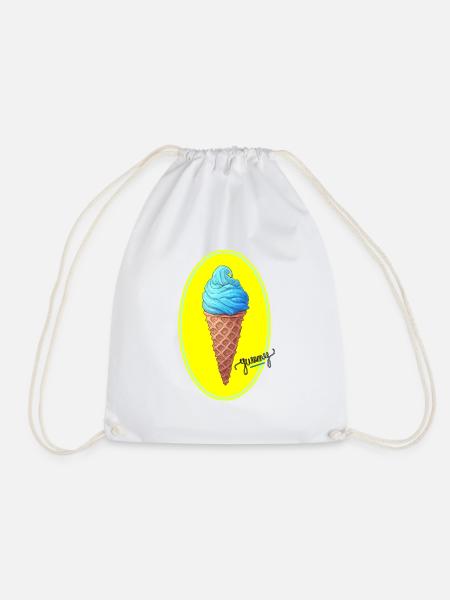 leckere eiscreme - Turnbeutel - Weiß
