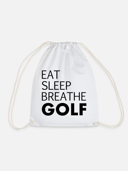 Golfer - Turnbeutel - Weiß