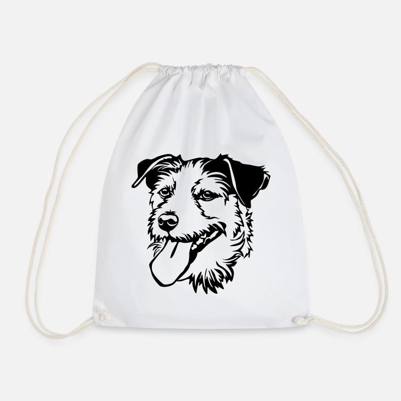 Parson Russel Terrier Kopf - Turnbeutel - Weiß