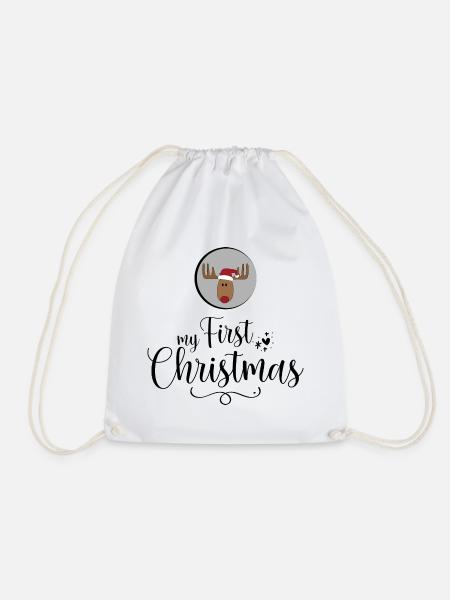 my first Christmas - Turnbeutel - Weiß