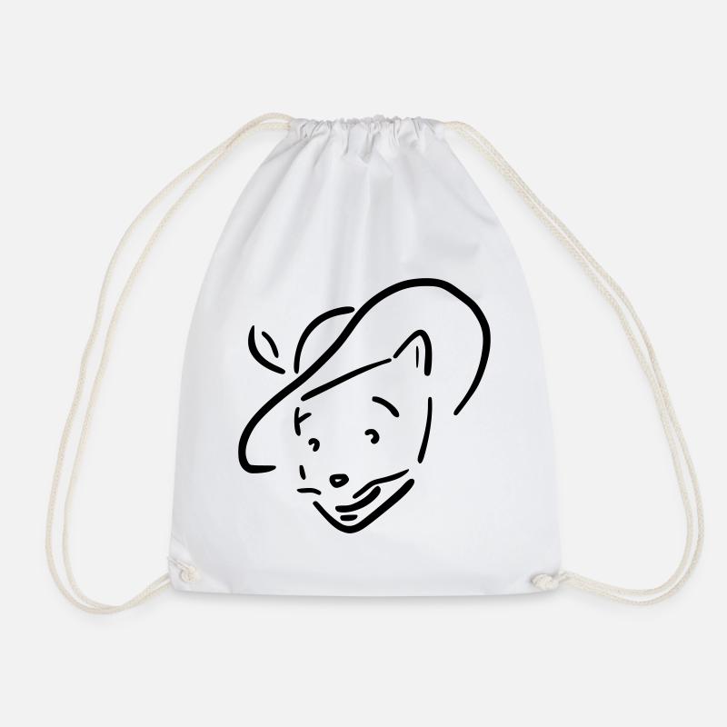 Puss in Boots - Drawstring Bag - white